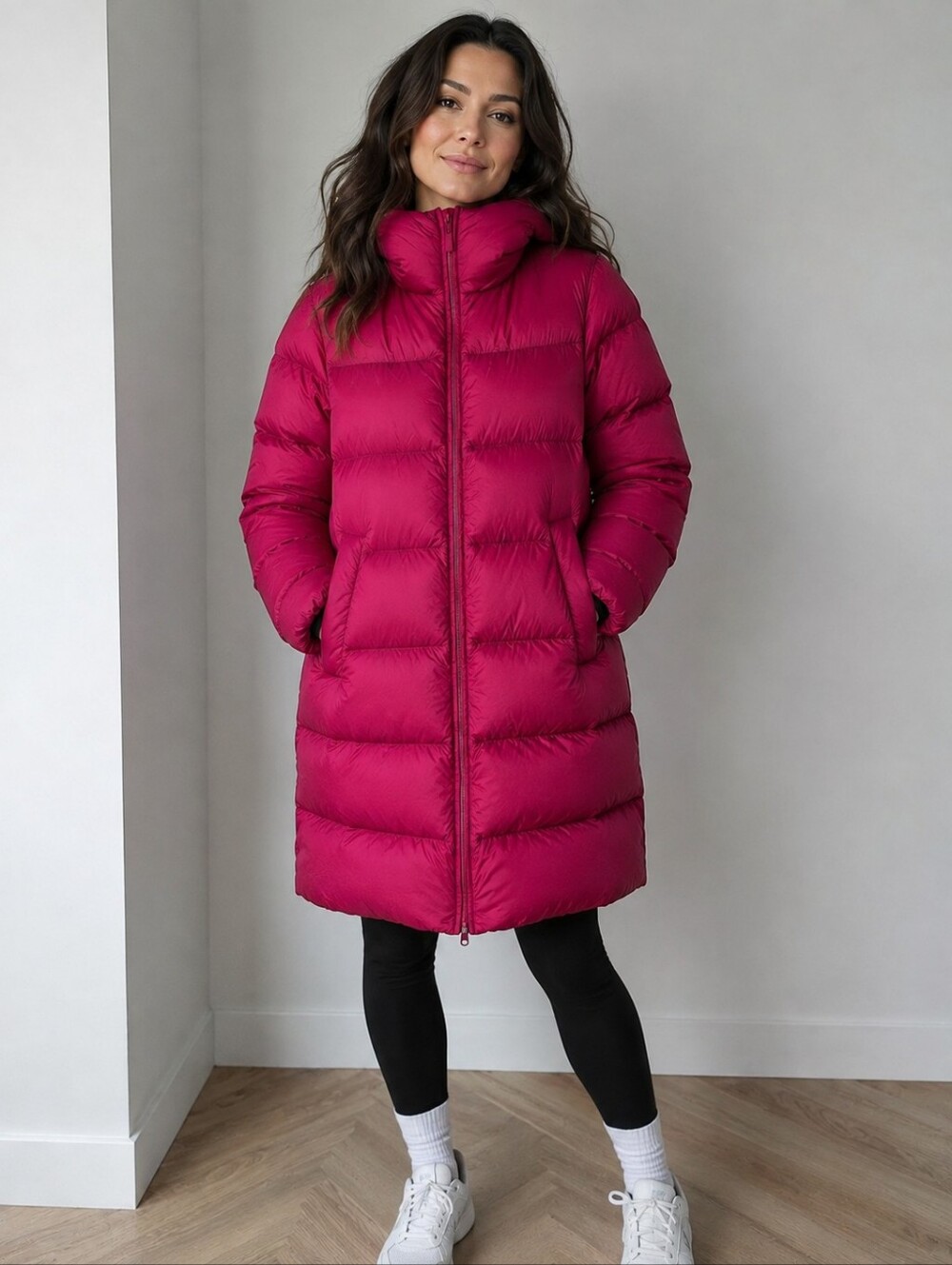 Lululemon Wunder Puff 600-Down-Fill Long Jacket – Pink – Size S
